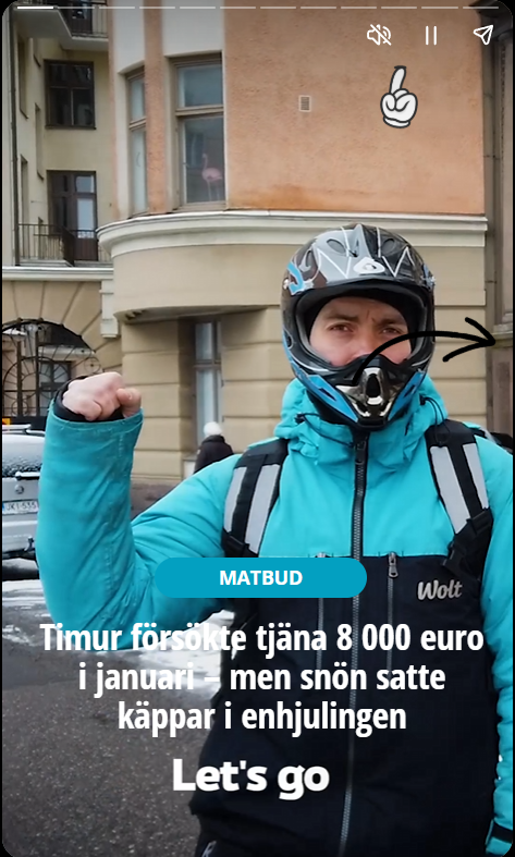 Svenska Yle story about Timur Fearless